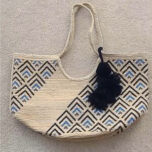 Casual Patterned Tote Bag